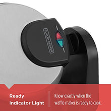 Load image into Gallery viewer, BLACK+DECKER Flip Waffle Maker, Silver, WM1404S