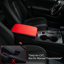 Load image into Gallery viewer, CKE for 11th Gen Civic Leather Auto Armrest Cover Protector Center Console Box Seat Cover for Honda Civic 2022 Accessories Sedan Hatchback - Red and Black (Red line)