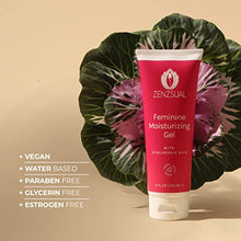 Load image into Gallery viewer, ZENZSUAL Gel with Hyaluronic Acid for Intimate Dryness, Itchin and Burning Sensation, Water Base,100% Vegan, NO Glycerin, NO Parabens. (120 ml - 4 Oz)