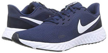Load image into Gallery viewer, Nike Men's Revolution 5 Running Shoe, Midnight Navy/White-Dark Obsidian, 10.5 Regular US