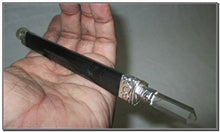 Load image into Gallery viewer, Fantastic Black Tourmaline 3 Faceted Wand Stick Crystal Therapy Faceted Meditation Positive Power Peace Prosperity Health Wealth Family Bonding Relationship
