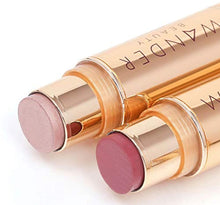 Load image into Gallery viewer, Highlighter Makeup & Blush Stick - WANDER BEAUTY ON-THE-GLOW- Blush & Illuminator Makeup. Cream Blush & Highlighter Makeup in Double Ended Stick. Makeup Highlighter & Color for Face & Body.