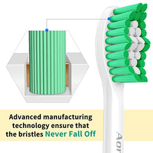 Load image into Gallery viewer, Aoremon Replacement Toothbrush Heads for Philips Sonicare E-Series HX7022/66, 6pack, Fit Sonicare Essence, Xtreme, Elite, Advance, and CleanCare Electric Toothbrush with Hygienic Cap