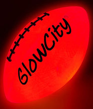 Load image into Gallery viewer, GlowCity Light Up Football-Official Size-High Bright LED Lights-Perfect Glow in The Dark Football-Extra Batteries Included