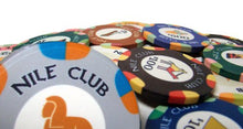 Load image into Gallery viewer, 25 $5 Nile Club 10 Gram Ceramic Casino Quality Poker Chips