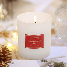 Load image into Gallery viewer, TALENT FAREAST Pink Prosecco Rose Scented Candle for Home Luxury Aromatherapy Candles 8oz. 40 Hour Rich Aroma Gift Natural Soy Wax Premium Fragrance Relaxing Jar Candle