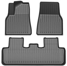 Load image into Gallery viewer, SUPER LINER Tesla Model Y 2020 2021 2022 2023 All Weather Floor Mats Front Rear Cargo Liner Mat, Waterproof Anti-Slip Floor Mat Custom Fit for Tesla, Heavy Duty Floor Mats & Trunk Mat