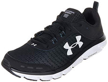 Load image into Gallery viewer, Under Armour mens Charged Assert 8 Running Shoe, Black/White, 11 US