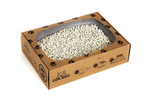 Load image into Gallery viewer, Cat Box Eco Cat Toilet for Four Weeks. Ready to use Shatter-Resistant Anti-Breaking Self-Cleaning Kitty Litter Cardboard Box Tray Refills Non-Clumping Wood Mineral Cat Litter Smell up to 25-30 Days