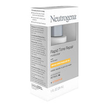 Load image into Gallery viewer, Neutrogena Rapid Tone Repair Face Moisturizer with Retinol SA, Vitamin C, Hyaluronic Acid and SPF 30 Sunscreen, Tone-Evening & Brightening Retinol Facial Moisturizer Cream, 1 fl. oz