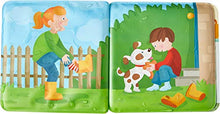 Load image into Gallery viewer, HABA Paul & Pia - Magic Bath Book - Wipe with Warm Water and the "Muddy" Pages Come Clean