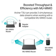 Load image into Gallery viewer, TP-Link AC1300 USB WiFi Adapter(Archer T3U)- 2.4G/5G Dual Band Wireless Network Adapter for PC Desktop, MU-MIMO WiFi Dongle, USB 3.0, Supports Windows 11, 10, 8.1, 8, 7, XP/Mac OS X 10.9-10.14
