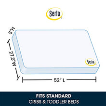 Load image into Gallery viewer, Serta Tranquility Eco Firm 2-Stage Premium Baby Crib Mattress & Toddler Mattress -Waterproof - GREENGUARD Gold Certified - Hypoallergenic - 50 Year Warranty - Made in USA