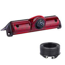 Load image into Gallery viewer, Videosystem Rear View Camera Backup Camera Replacement for Chevy Express GMC Savana Cargo Van Transporter/Savana Explorer 2003-2018 Year Third Brake Light, with Roof Top Mount