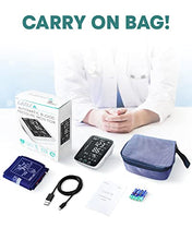 Load image into Gallery viewer, All New 2022 LAZLE Blood Pressure Monitor - Automatic Upper Arm Machine & Accurate Adjustable Digital BP Cuff Kit - Largest Backlit Display - 200 Sets Memory, Includes Batteries, Carrying Case