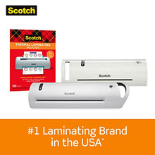 Load image into Gallery viewer, Scotch Thermal Laminating Pouches, 100 Pack Laminating Sheets, 3 Mil, 8.9 x 11.4 Inches, Education Supplies & Craft Supplies, For Use With Thermal Laminators, Letter Size Sheets (TP3854-100)