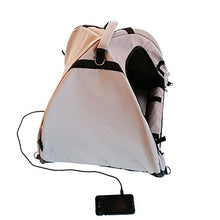 Load image into Gallery viewer, Laptop Tent Sun Shade & Water-Resistant Laptop Bag with Glare Shield, Shoulder Strap, Portable Case for Working Outside | Foldable | Privacy Cover Hood | Heat & Light Reflective Outdoor UV Material