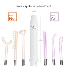 Load image into Gallery viewer, NuDerma Professional Skin Therapy Wand - Portable Handheld High Frequency Skin Therapy Machine with 6 Neon & Argon Wands - Acne Treatment - Skin Tightening - Wrinkle Reducing – Facial Skin Lifter
