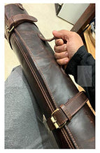 Load image into Gallery viewer, Leather Knife Roll | Leather Knife Case | Leather Knife Roll for Chef | Chef Knife Roll | Leather Knife Roll Bag | Kitchen Knife Case | Leather Knife Roll Bag for Travel (Brown 1)
