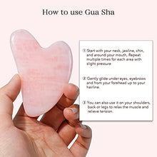 Load image into Gallery viewer, Jade Roller & Gua Sha, Face Roller, Facial Beauty Roller Skin Care Tools, BAIMEI Rose Quartz Massager for Face, Eyes, Neck, Body Muscle Relaxing and Relieve Fine Lines and Wrinkles