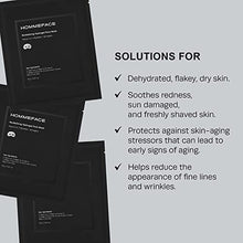 Load image into Gallery viewer, HOMMEFACE Revitalizing Hydrogel Facial Mask Set for Men (5ct) - Hydrating, Anti-aging & Soothing Face Sheet Mask with Hyaluronic Acid, Vitamin B, C, E & Peptides, Beard-Friendly