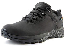 Load image into Gallery viewer, Wantdo Men's Waterproof Hiking Shoes Water Resistant Leather Boot Shoes Outdoor Trail Oxford Walking Shoes Black 10 M US