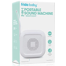 Load image into Gallery viewer, 2-in-1 Portable Sound Machine + Nightlight by Frida Baby White Noise Machine with Soothing Sounds for Stroller or Car Seat with Volume Control