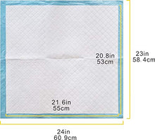Load image into Gallery viewer, AmazonBasics Dog and Puppy Pee, Potty Training Pads, Regular (24 x 23 Inches) - Pack of 80