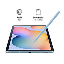 Load image into Gallery viewer, Samsung Galaxy Tab S6 Lite 10.4", 64GB WiFi Tablet Angora Blue - SM-P610NZBAXAR - S Pen Included