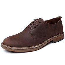 Load image into Gallery viewer, Mens Dress Shoes, Lace Up Plain Toe Leather Oxford