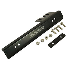 Load image into Gallery viewer, JDMSPEED Black Front Bumper License Plate Mount Bracket Relocator Holder Bar