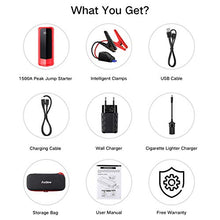 Load image into Gallery viewer, Audew Upgraded Car Jump Starters, Jump Box 2000A Peak 20000mAh Battery Charger Automotive(up to All Gas and 8.5L Diesel), 12V Battery Booster with 3 Modes LED Flashlight and Dual QC USB Ports