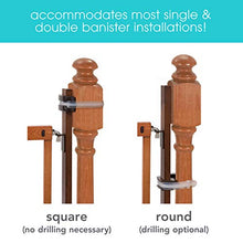 Load image into Gallery viewer, Summer Banister to Banister Universal Gate Mounting Kit – Fits Round or Square Banisters, Accommodates Most Hardware & Pressure Mount Baby Gates up to 37” Tall, Gate Sold Separately