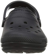 Load image into Gallery viewer, Crocs Men's and Women's Classic Lined Clog | Warm and Fuzzy Slippers, Black/Black, 7 Women 5 Men US