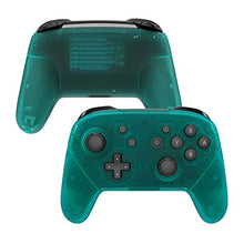 Load image into Gallery viewer, eXtremeRate Emerald Green Faceplate Backplate Handles for Nintendo Switch Pro Controller, DIY Replacement Grip Housing Shell Cover for Nintendo Switch Pro - Controller NOT Included