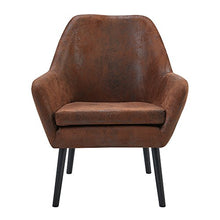 Load image into Gallery viewer, Versanora VNF-00033AF Arm Chair, Aged Fabric Brown