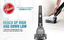 Load image into Gallery viewer, Hoover WindTunnel T-Series Tempo Bagged Upright Vacuum Cleaner with HEPA Media Filter, UH30301, Blue