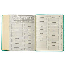Load image into Gallery viewer, KJV Holy Bible, My Promise Bible, Faux Leather Hardcover w/Bible Tabs, Coloring Stickers, Ribbon Markers, King James Version, Teal
