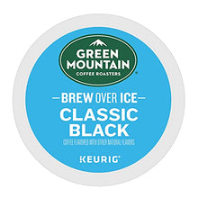 Load image into Gallery viewer, Green Mountain Coffee Roasters Brew Over Ice Classic Black, Single Serve Keurig K-Cup Pods, Medium Roast Iced Coffee, 12 Count