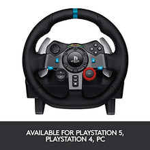 Load image into Gallery viewer, Logitech G Dual-Motor Feedback Driving Force G29 Gaming Racing Wheel with Responsive Pedals for PlayStation 5, PlayStation 4 and PlayStation 3 - Black