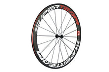 Load image into Gallery viewer, Superteam Carbon Fiber Road Bike Wheels 700C Clincher Wheelset 50mm Matte 23 Width (Red and White Decal)
