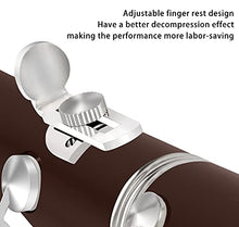 Load image into Gallery viewer, EASTROCK Clarinet Bb Flat 17 Nickel Keys Coffee Beginner Student Clarinet with 2 Barrels Hard Clarinet Case and Clarinet Cleaning Kit