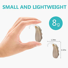 Load image into Gallery viewer, Coniler Smart Hearing Amplifier with Digital Noise Reduction,Rechargeable Sound Aids with Double Charging Holes Suitable for Adults and Seniors (Only1 Aid)