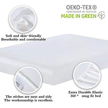 Load image into Gallery viewer, Bed Sheet Set Queen Size Sheets 4 Pieces, 600 Thread Count 100% Supima Cotton Sheets, Soft & Silk Sateen Weave, Fits Mattress Up to 18" ,Deep Pocket, Breathable & Fade Resistant