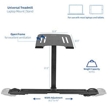 Load image into Gallery viewer, VIVO Universal Laptop Treadmill Desk, Adjustable Ergonomic Notebook Mount Stand for Treadmills (Stand-TDML1)