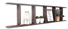 Load image into Gallery viewer, BarnwoodUSA Rustic 5 Foot Decorative Wooden Display Ladder - 100% Reclaimed Wood, Brown