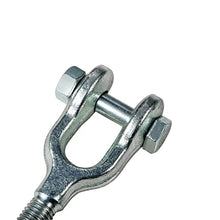 Load image into Gallery viewer, Hot Dipped Galvanized Steel Jaw and Jaw Turnbuckle, Turnbuckle Heavy Duty, 3500 lbs Working Load Limit, 3/8" Threaded Diameter x 12in - Durable, Weather Resistant Turnbuckles