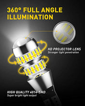 Load image into Gallery viewer, AUXITO 912 921 LED Bulb for Backup Reverse Light Bulbs, 2600 Lumens 4014 42-SMD, 6000K White, Non-polarity 906 W16W T15 921 LED Bulb Direct Back Up Replacement Lamp, Pack of 2