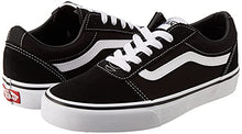 Load image into Gallery viewer, Vans YT Ward Sneaker, Black ((Suede/Canvas) Black/White Iju), 11 US Unisex Little Kid