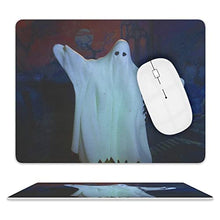 Load image into Gallery viewer, Halloween Ghosts Wearing White Clothe Desktop and Laptop Leather Mouse pad 1 Pack 25x20x2cm/9.8x7.9x0.8inch